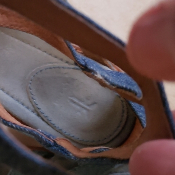 😍😍FRYE Brielle Gladiator Denim Sandal‎ - Picture 5 of 10